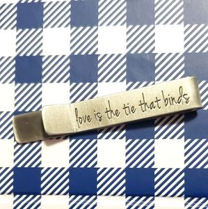 Ox & Bull Trading Co. Hidden Message Tie Bar